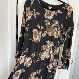 JCrew Knee Length Long Sleeve Dress